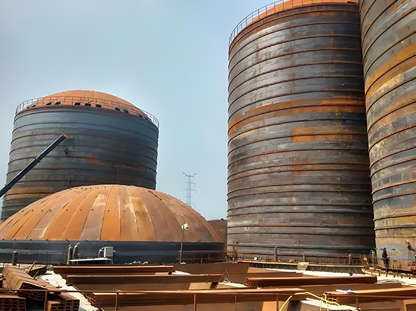 朗县焦粉钢板仓